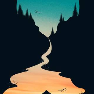 Graphic iPhone 13 wallpaper