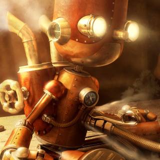 Steampunk 4k phone wallpaper