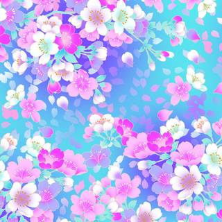 Anime cute flower wallpaper