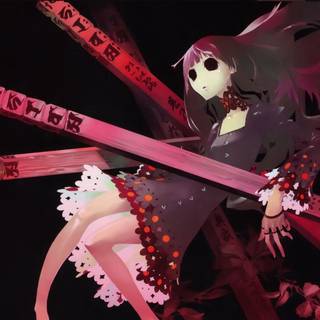 Anime cute flower wallpaper