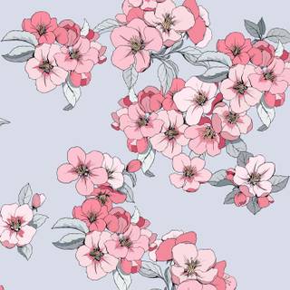 Anime cute flower wallpaper