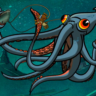 Colossal squid wallpaper