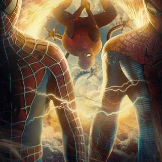 Three Spider-Man iPhone wallpaper