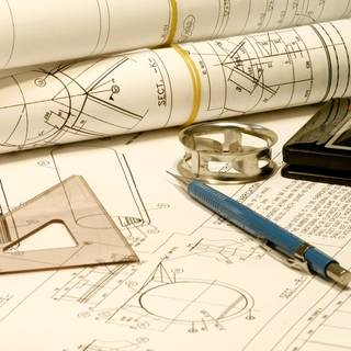 Mechanical drawing wallpaper