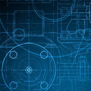 Mechanical drawing wallpaper