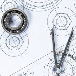 Mechanical drawing wallpaper