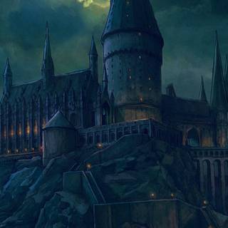 Hogwarts iPhone 4k wallpaper