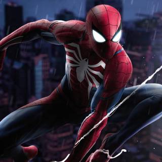 Spider Man fighting wallpaper