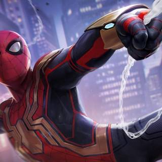 Spider Man fighting wallpaper