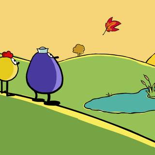 Peep and the Big Wide World wallpaper