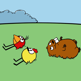 Peep and the Big Wide World wallpaper