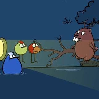 Peep and the Big Wide World wallpaper