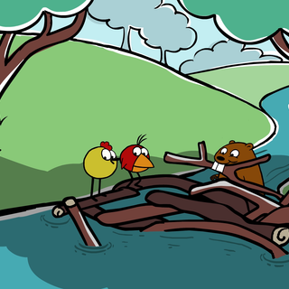 Peep and the Big Wide World wallpaper