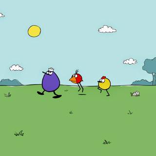 Peep and the Big Wide World wallpaper