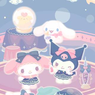 My Melody and Cinnamoroll wallpaper