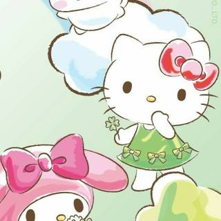 My Melody and Cinnamoroll wallpaper