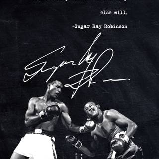 Sugar Ray Robinson iPhone wallpaper