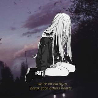 Heartbroken girl wallpaper