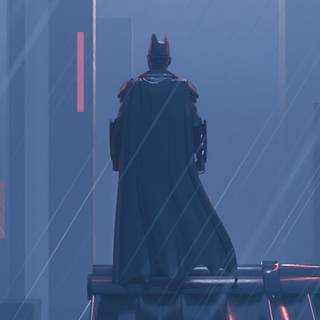 Aesthetic Batman desktop wallpaper
