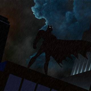 Aesthetic Batman desktop wallpaper