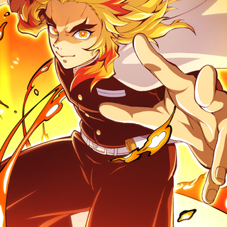 Rengoku Kyojuro 4k Android wallpaper