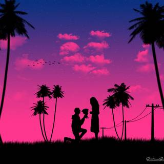 Romance 4k wallpaper