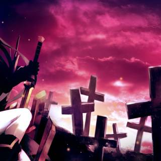 Purple anime horizontal wallpaper