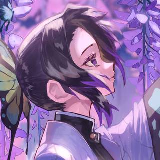 Purple anime horizontal wallpaper