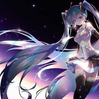 Purple anime horizontal wallpaper