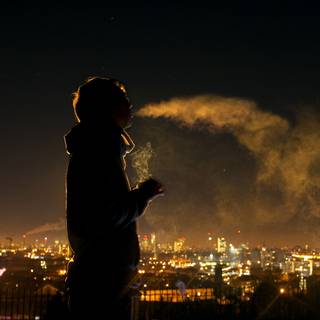 Alone boy night wallpaper