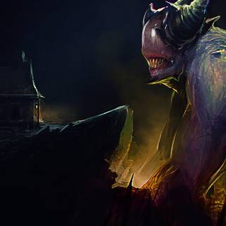 Dark creatures wallpaper