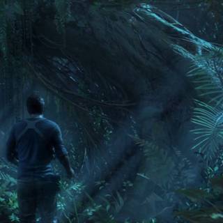 Anime forest PS4 wallpaper