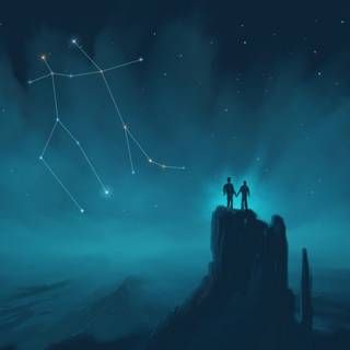 Gemini constellation wallpaper