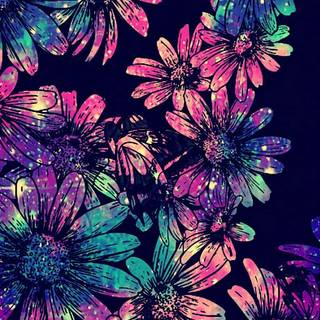 Glittery spring wallpaper