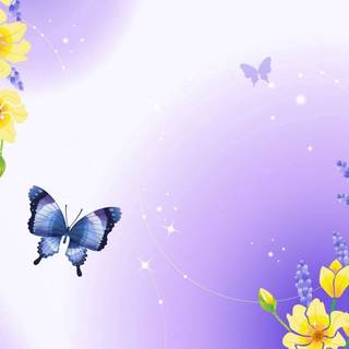 Glittery spring wallpaper