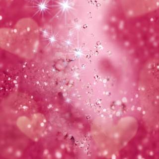Glittery spring wallpaper