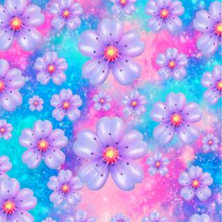 Glittery spring wallpaper