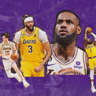 LA Lakers 2023 desktop wallpaper