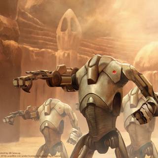 B2 super battle droids wallpaper