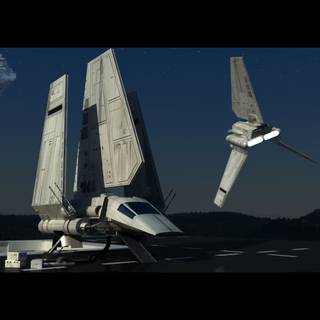 Imperial Lambda Shuttle wallpaper