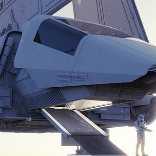 Imperial Lambda Shuttle wallpaper