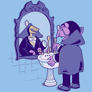 Sesame Street Count Von Count wallpaper