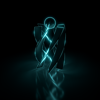 Neon cyan wallpaper
