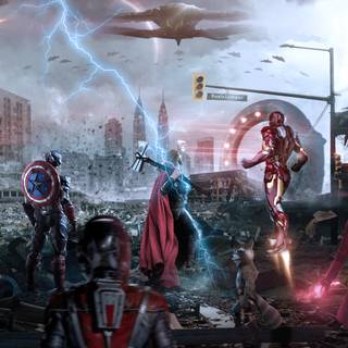 Marvel Trio wallpaper