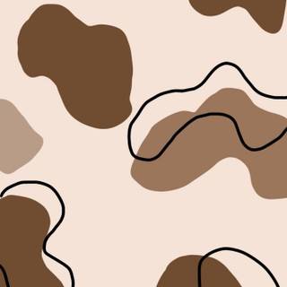 Brown white wallpaper