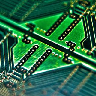 Computer chips wallpaper