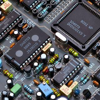 Computer chips wallpaper