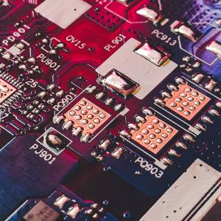 Computer chips wallpaper