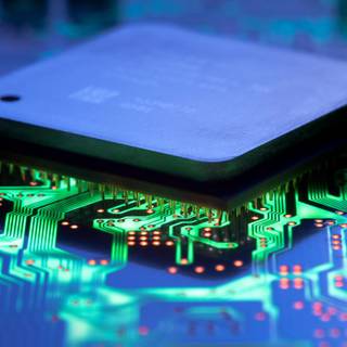 Computer chips wallpaper