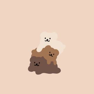 Light cream aesthetic anime wallpaper